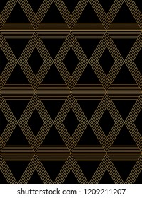 Art Deco seamless vintage wallpaper pattern