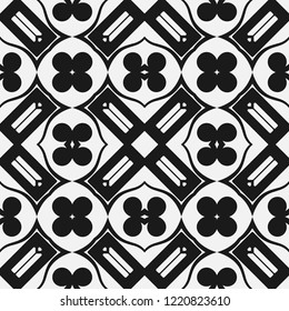 Art Deco seamless vintage wallpaper pattern. Geometric decorative background