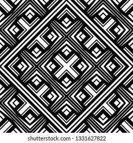 Art Deco seamless vintage wallpaper pattern. Geometric decorative background. Vector illustration.