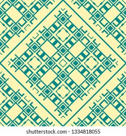 Art Deco seamless vintage wallpaper pattern. Geometric decorative background. Vector illustration.