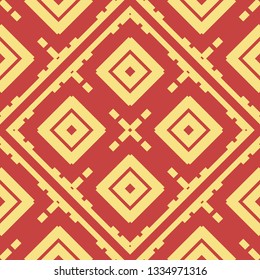 Art Deco seamless vintage wallpaper pattern. Geometric decorative background. Vector illustration.