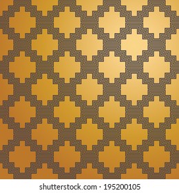 Art Deco seamless vintage wallpaper pattern