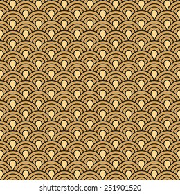 Art Deco seamless vintage wallpaper pattern