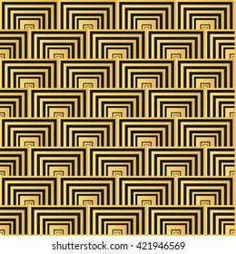 Art Deco seamless vintage wallpaper pattern