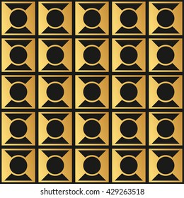 Art Deco seamless vintage wallpaper pattern. Geometric decorative pattern