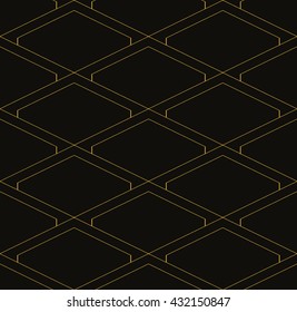 Art Deco seamless vintage wallpaper pattern. Geometric decorative pattern