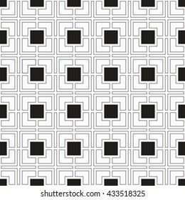 Art Deco seamless vintage wallpaper pattern. Geometric decorative pattern