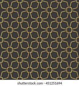 Art Deco seamless vintage wallpaper pattern. Geometric decorative background