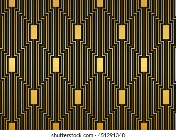 Art Deco seamless vintage wallpaper pattern