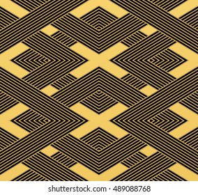 Art Deco seamless vintage wallpaper pattern