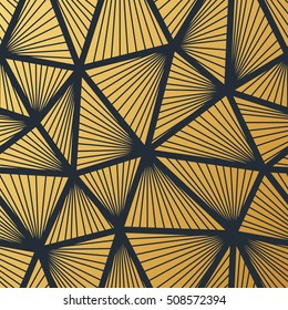 Art Deco seamless vintage wallpaper pattern. Geometric decorative background.