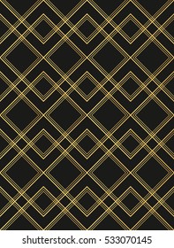 Art Deco seamless vintage wallpaper pattern. Geometric decorative pattern