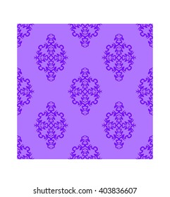 Art deco seamless vitage pattern design vector wallpaper. Vector wallpaper pattern for design. Purple seamless vector pattern.