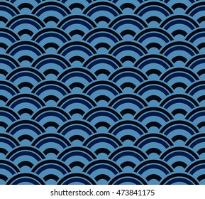 Art Deco Seamless Wallpaper Pattern Design