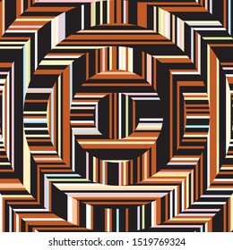 Art Deco Style Background with Gold Glitter Geometric Crossing Shapes, Circles, Rectangles, Lines, Squares, Art Nouveau Vintage Pattern, Retro Party 1920's 