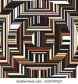 Fondo de estilo Art Deco con formas de cruzamiento geométrico con brillo de oro, círculos, rectángulos, líneas, cuadrados, patrón de cosecha Art Nouveau, Partido retro de los años 20 