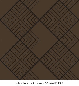 Art Deco style geometric patterns in shades of brown colours.