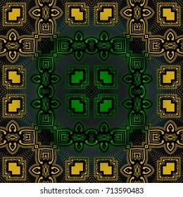 Art Deco style pattern texture oriental luxury vintage ethnic seamless design.