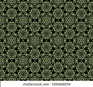 Art Deco style seamless pattern texture. Color background. Vector illustration.