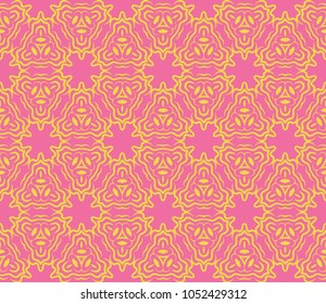 Art Deco style seamless pattern texture. Color background. Vector illustration.
