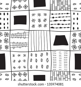 Art Deco style seamless pattern