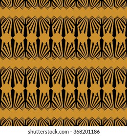 Art Deco style seamless pattern texture.