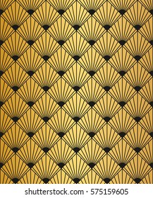 Art Deco style seamless pattern texture.