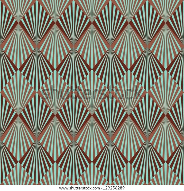 Art Deco Style Seamless Pattern Texture Stock Vector Royalty Free