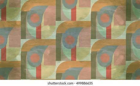art deco style seamless vector pattern