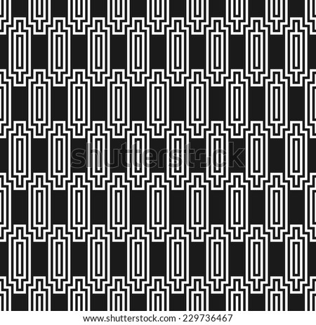 Art deco style seamless ziggurat pattern
