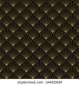 art deco art deco sun rays pattern. can be tiled seamlessly.