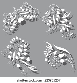art deco swirls