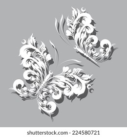 art deco swirls