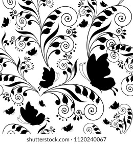art deco swirls, pattern