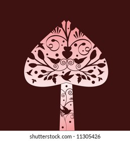 art deco tree