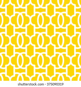 Art deco trellis pattern seamless vector background tile