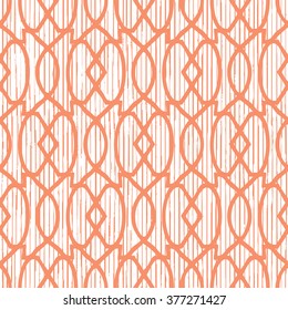 Art deco trellis pattern seamless vector background tile
