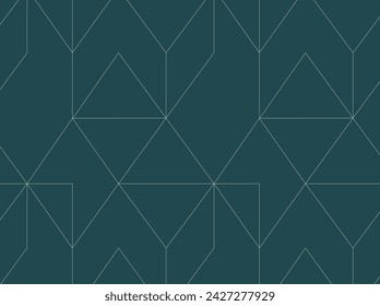 Art deco triangle vintage
