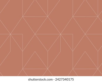 Art deco triangle vintage