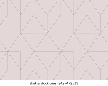 Art deco triangle vintage