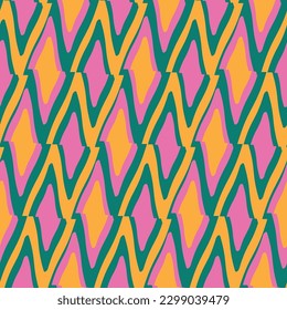 Art Deco VectorAbstract Retro Geometric Pattern Seamless Texture Trendy Background For Hand-drawn Fashion Prints Plain Wallpaper Modern Style Design Mixed Geometric Pattern All Fashion Leather Dress