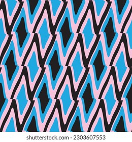 Art Deco VectorAbstract Retro Geometric Pattern Seamless Texture Trendy Background For Hand-drawn Fashion Prints Plain Wallpaper Modern Style Design Mixed Geometric Pattern All Fashion Leather Dress