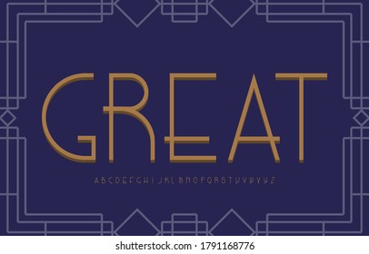 great gatsby font style