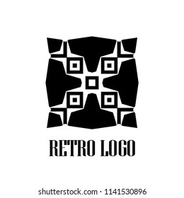 Art deco vintage badge logo. Retro design. Vector illustration