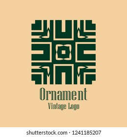 Art deco vintage badge logo retro design vector illustration