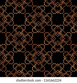 Art deco vintage seamless pattern. 1920's style. Retro party motifs.