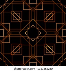 Art deco vintage seamless pattern. 1920's style. Retro party motifs.