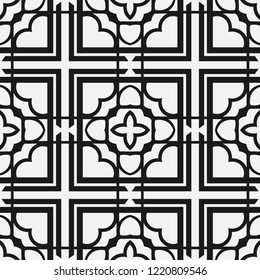 Art deco vintage seamless pattern. Retro design vector illustration