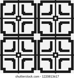 Art deco vintage seamless pattern. Retro design vector illustration