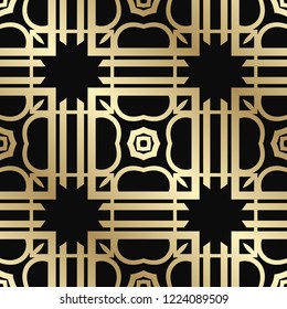 Art deco vintage seamless pattern. Retro design vector illustration
